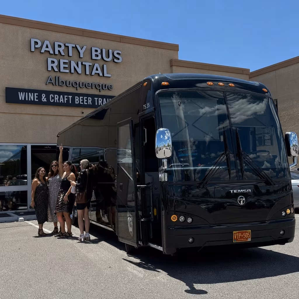 Party Bus Rental for the Albuquerque Wine & Craft Beer Trail