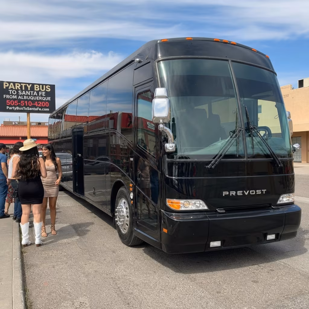 Party Bus to Santa Fe from Albuquerque