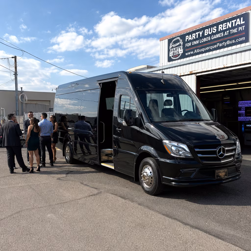 Party Bus Rental for UNM Lobos Games at The Pit