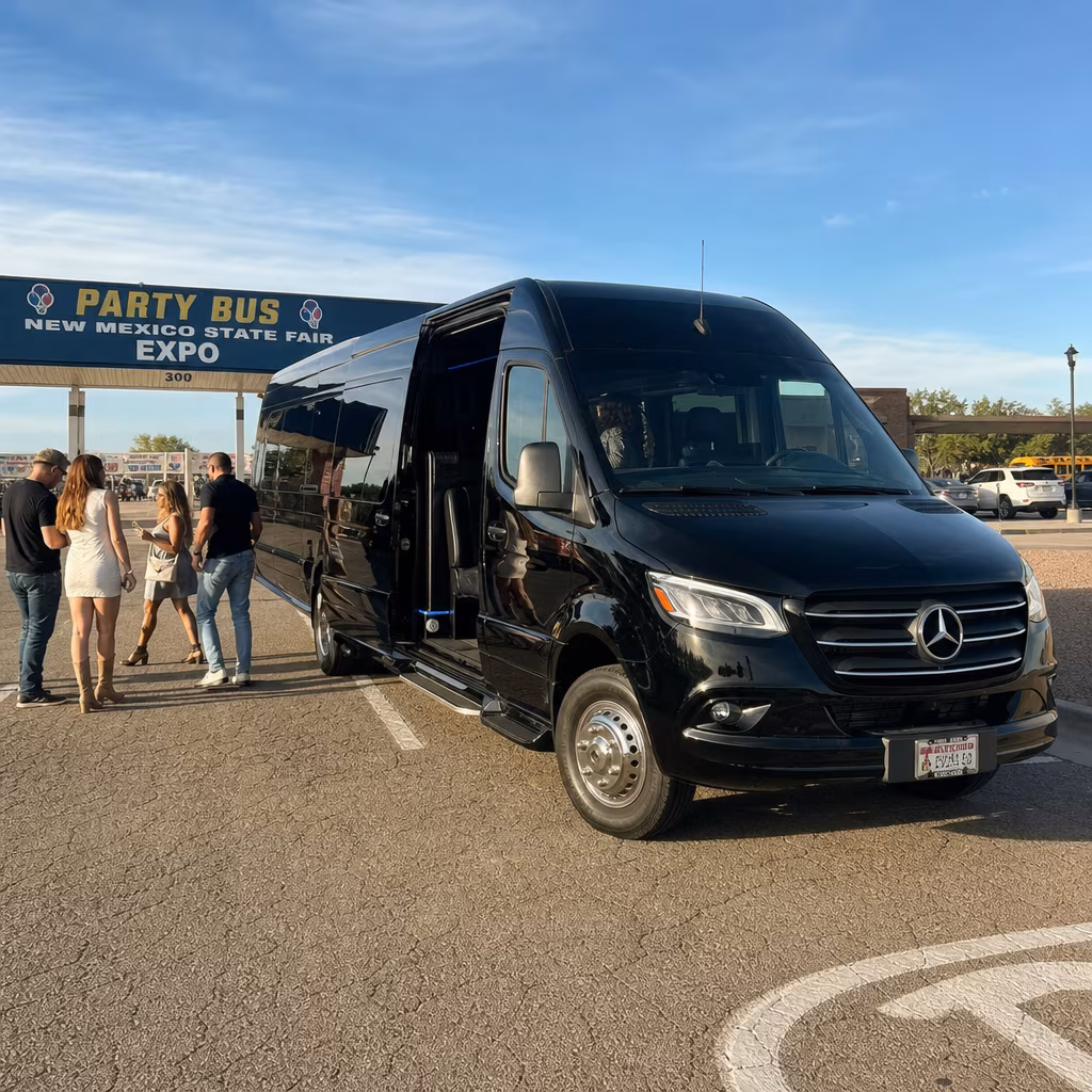 Party Bus to the New Mexico State Fair at EXPO New Mexico