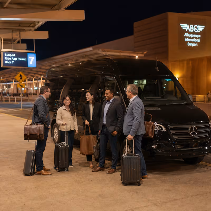 Albuquerque Airport Transportation onboard seating