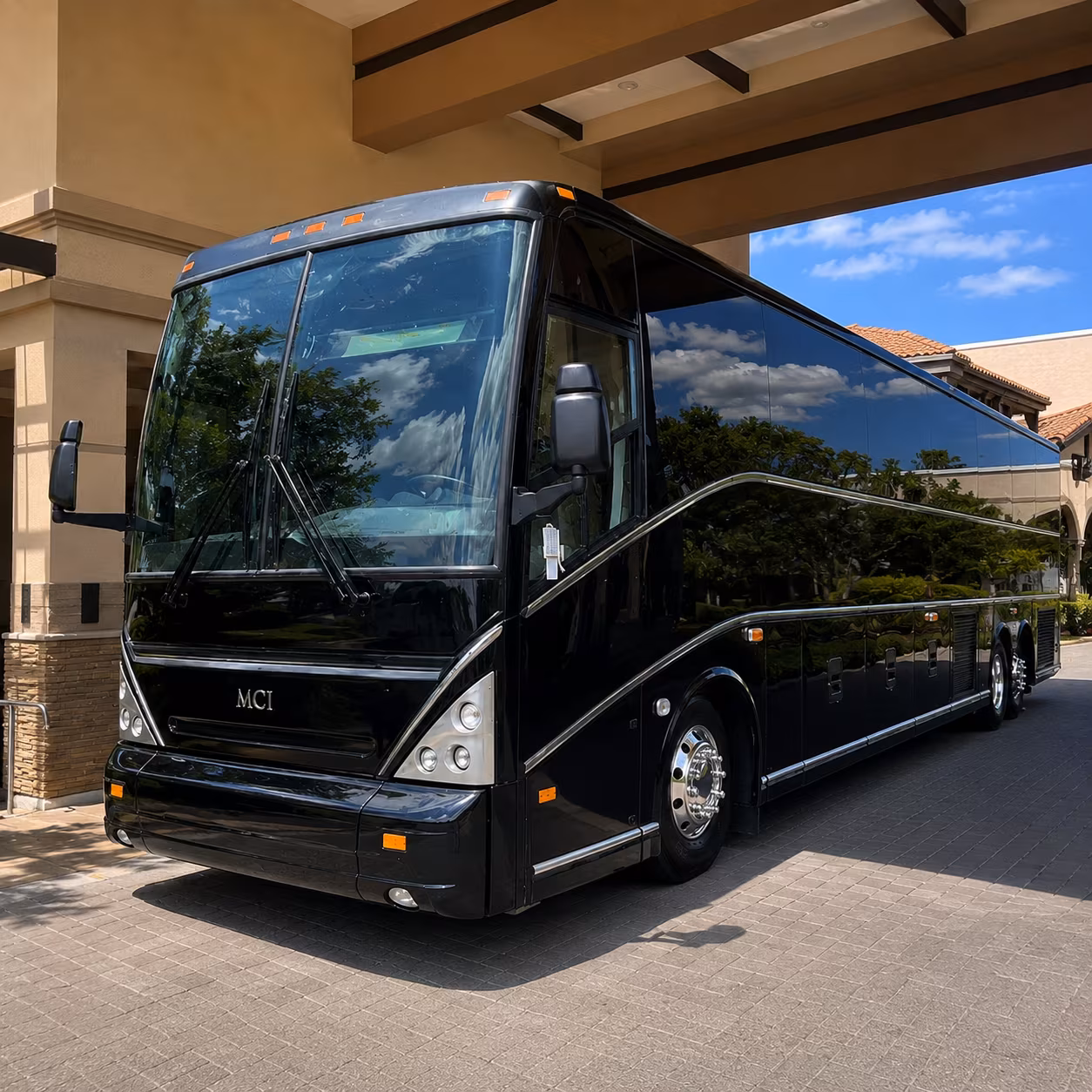 Albuquerque Airport Shuttle & Transportation party bus exterior