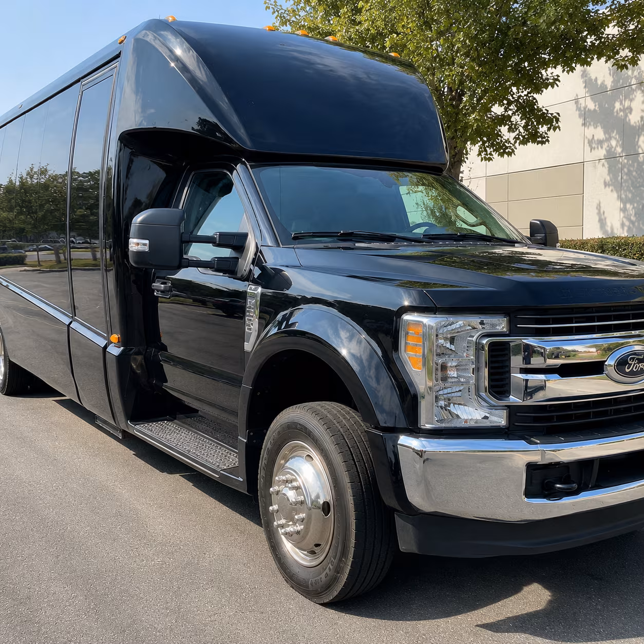 Albuquerque Airport Shuttle & Transportation party bus interior