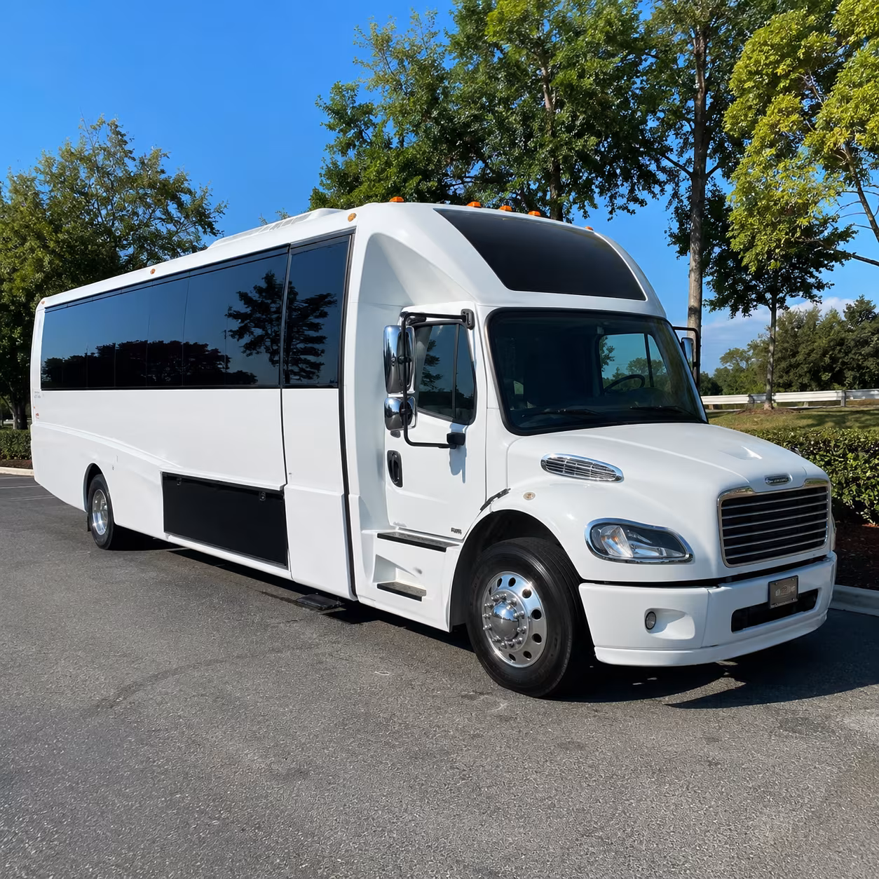 Albuquerque Private Event Transportation party bus exterior