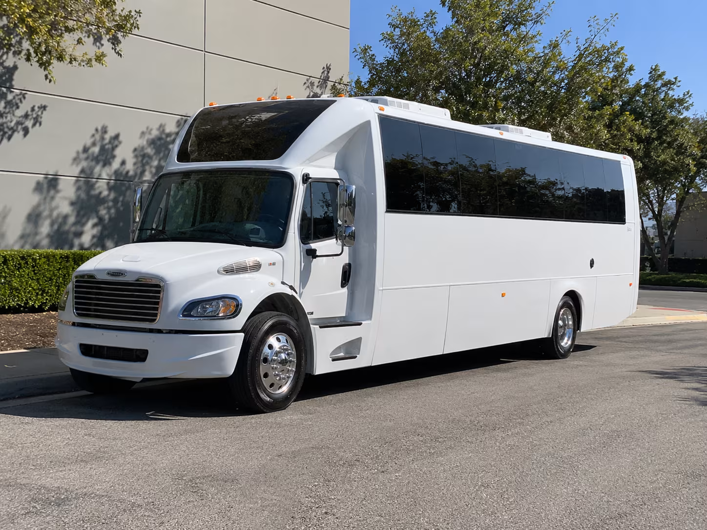 Albuquerque Private Event Transportation party bus exterior