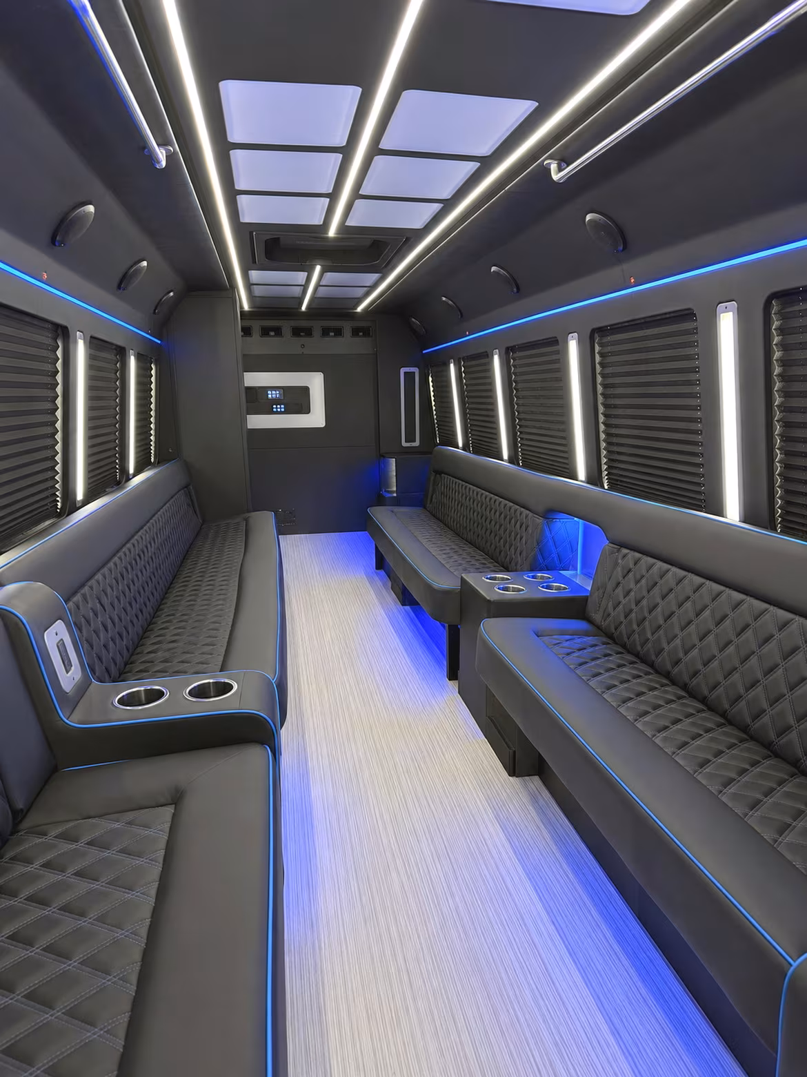 Albuquerque Prom & Homecoming Transportation party bus interior