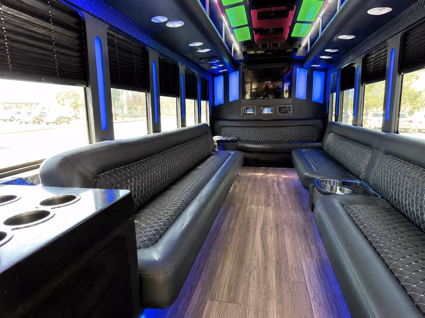 Albuquerque Prom & Homecoming Transportation party bus exterior
