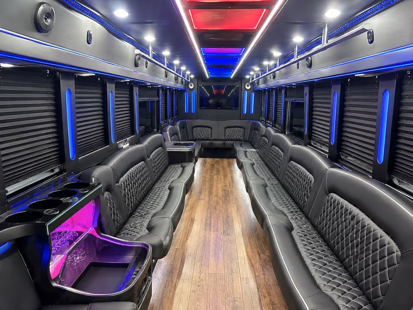 Albuquerque Prom & Homecoming Transportation party bus exterior