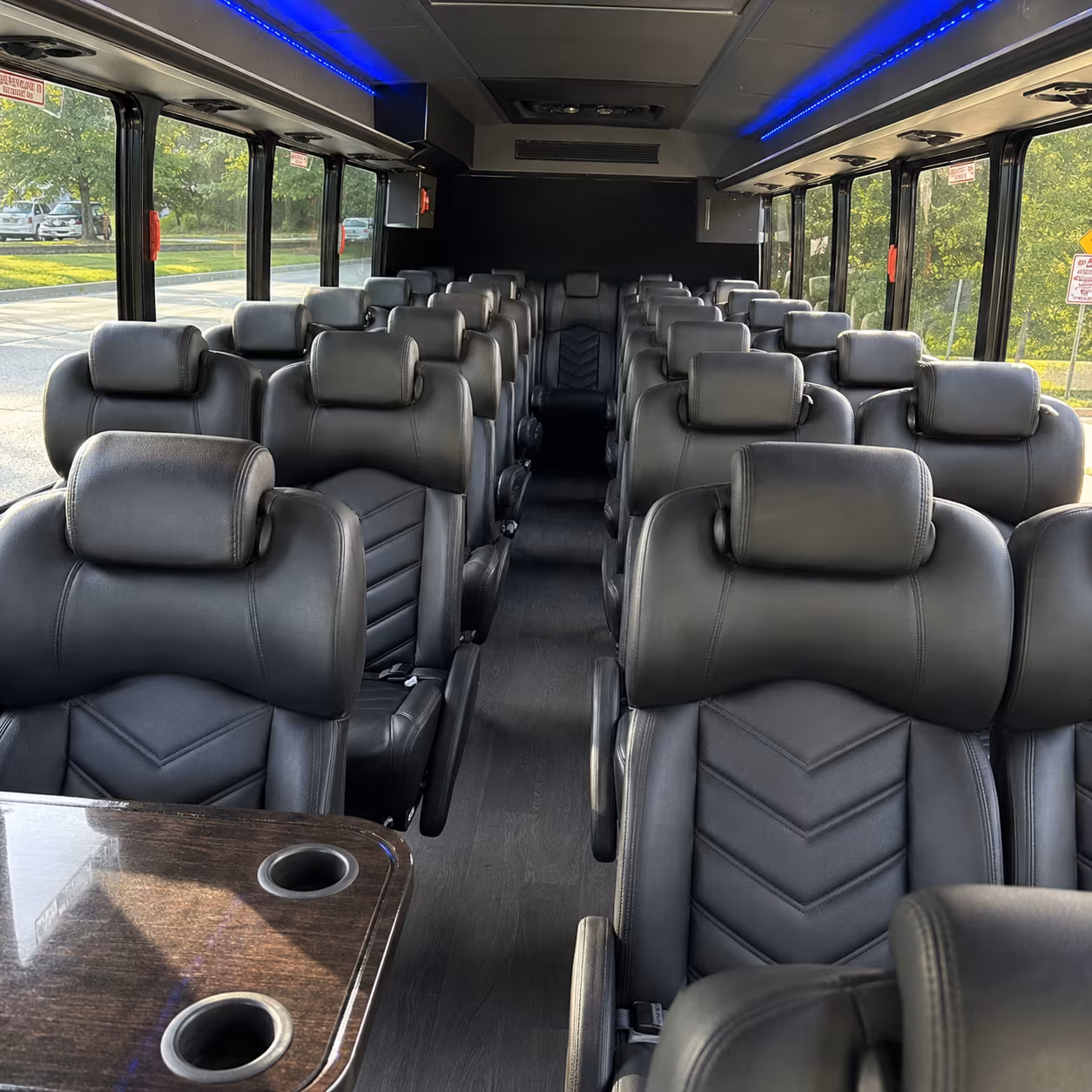 Albuquerque School Event Transportation party bus exterior