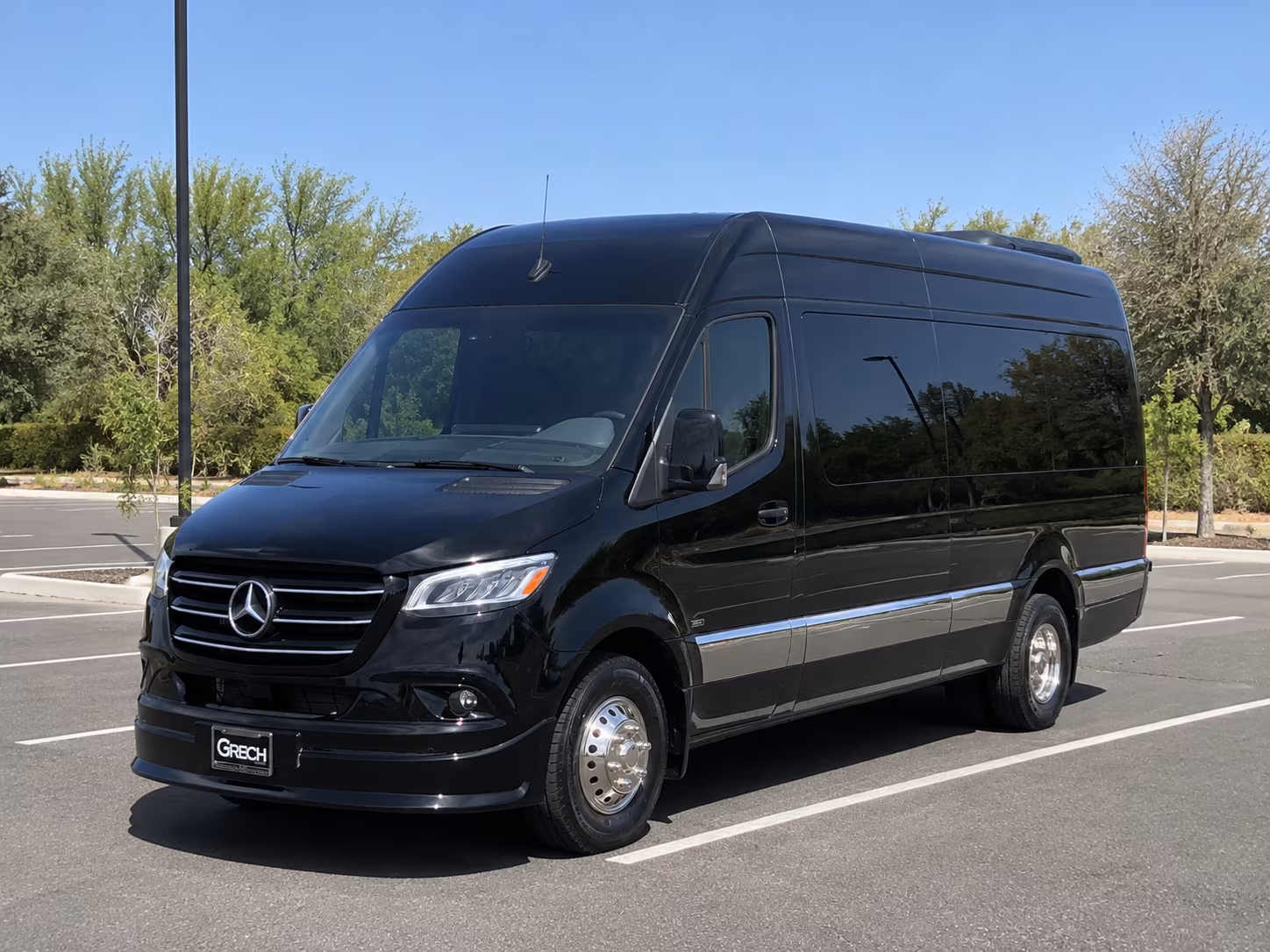 Albuquerque School Event Transportation party bus interior