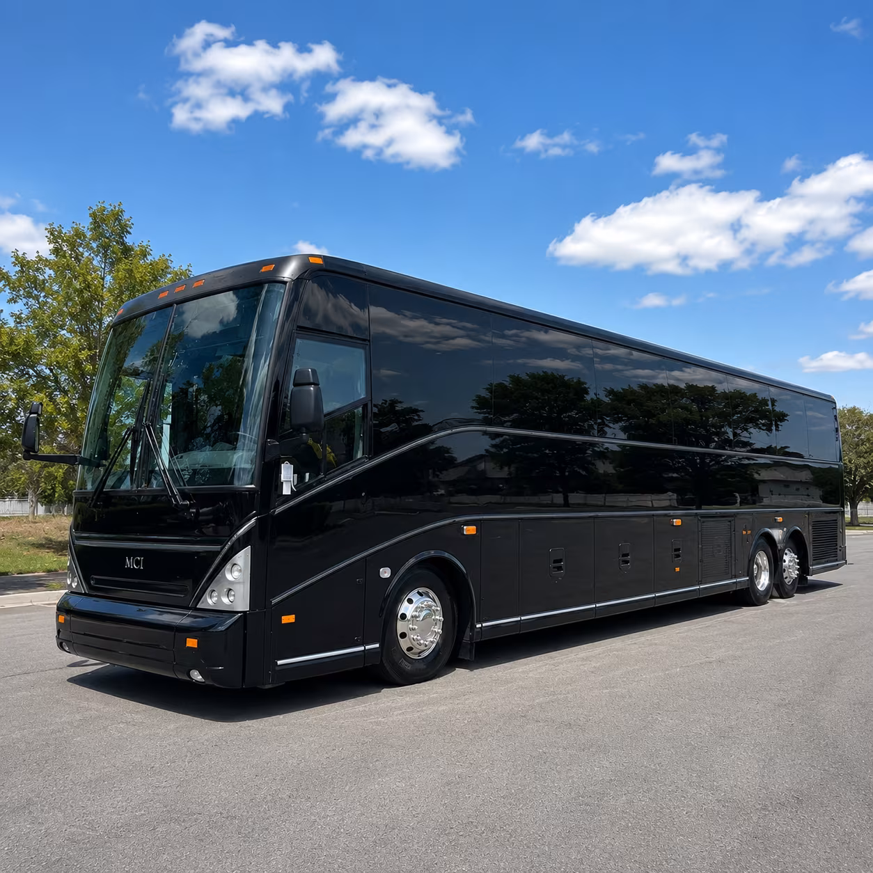 Albuquerque School Event Transportation party bus exterior