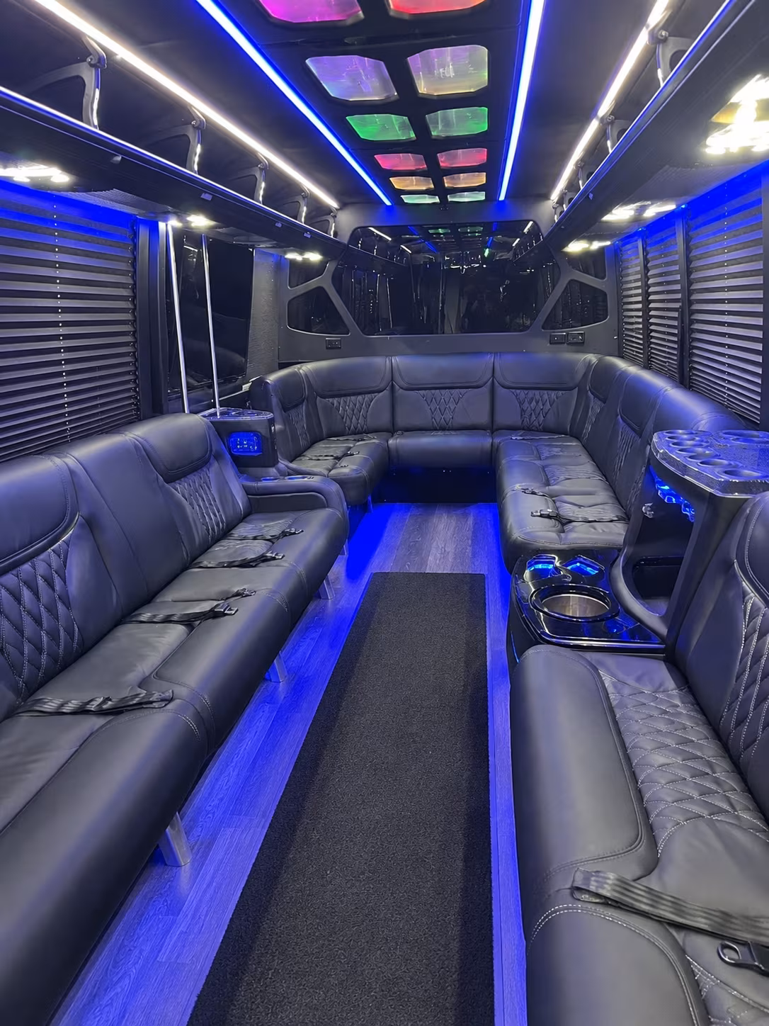 Albuquerque Sporting Event Transportation party bus exterior