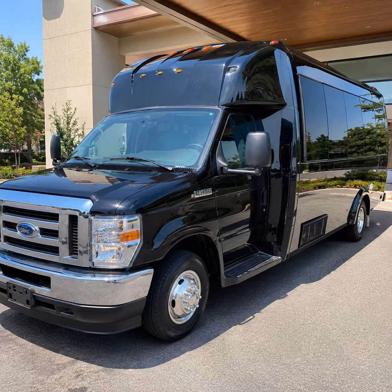 Albuquerque Sporting Event Transportation party bus exterior