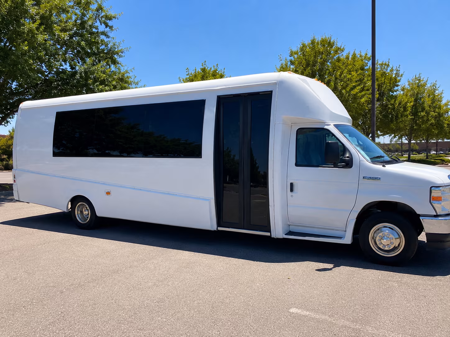 Albuquerque Wedding Transportation party bus interior