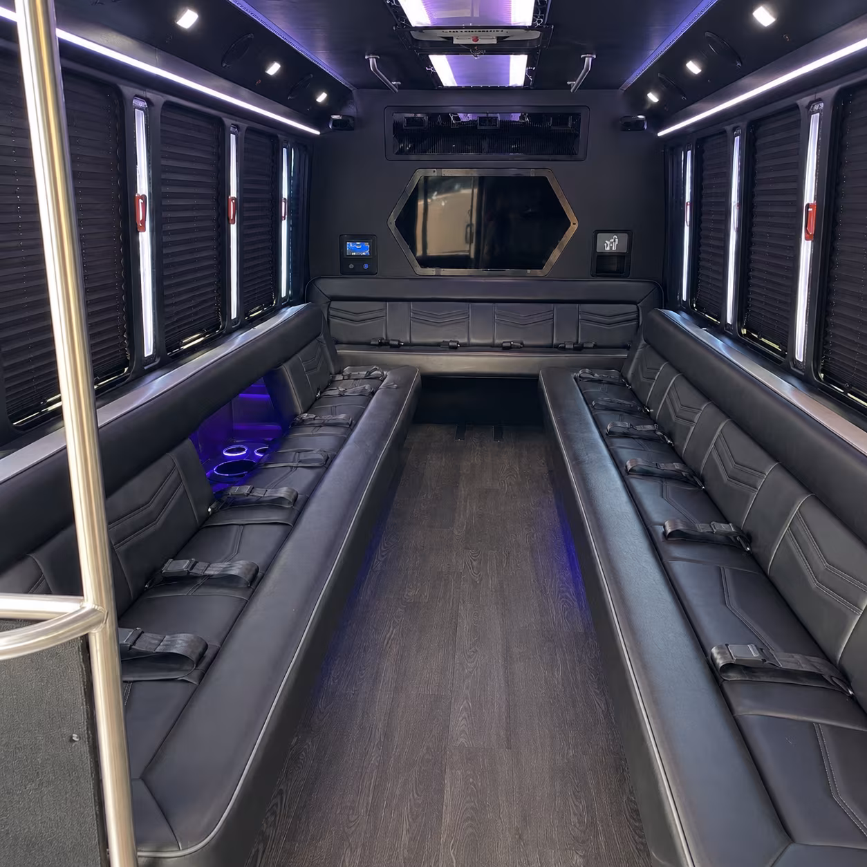 Albuquerque Winery Tour & Pub Crawl Transportation party bus exterior