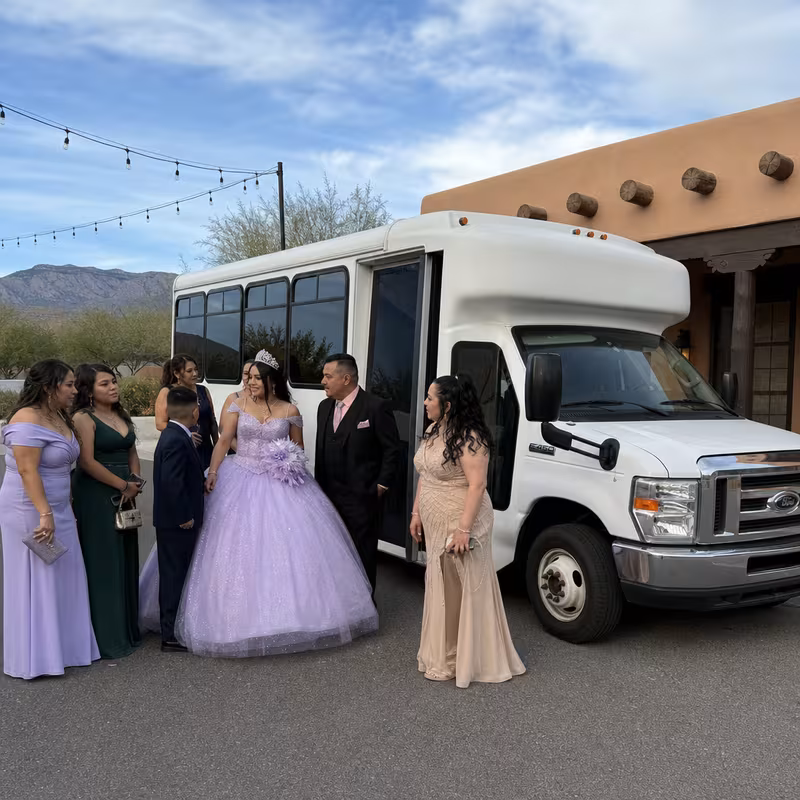 Albuquerque Birthday Transportation onboard seating