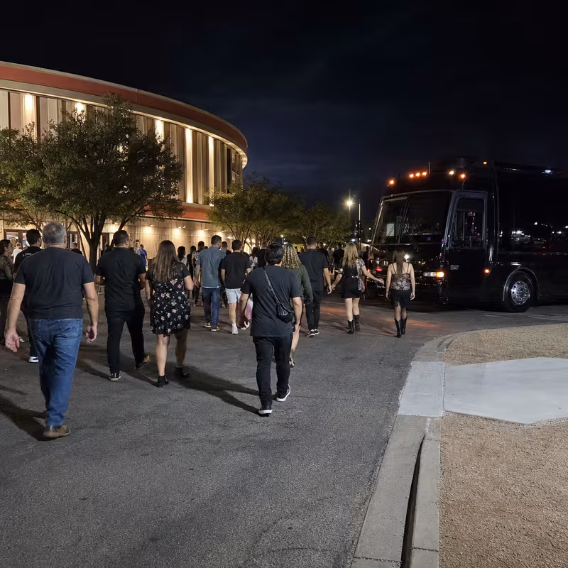 Albuquerque Concert Transportation onboard seating