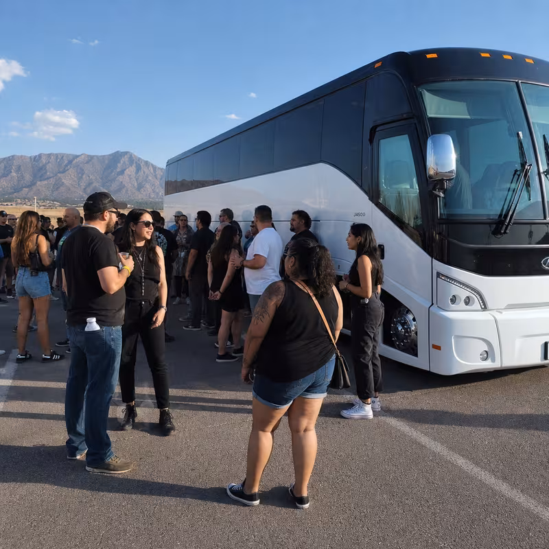 Albuquerque Concert Transportation route planning