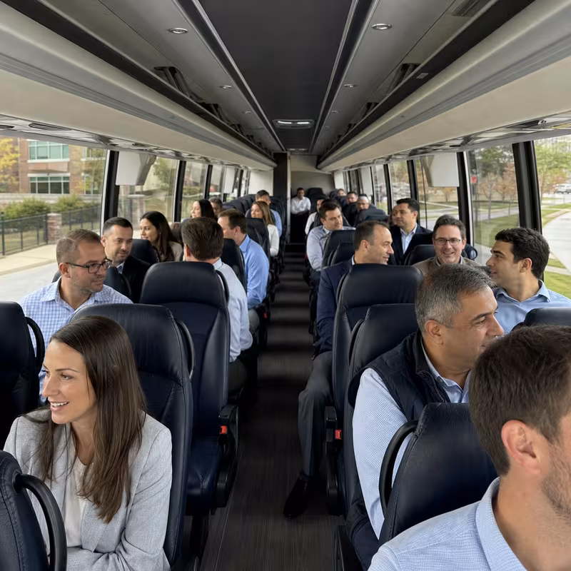 Albuquerque Corporate Transportation party bus interior