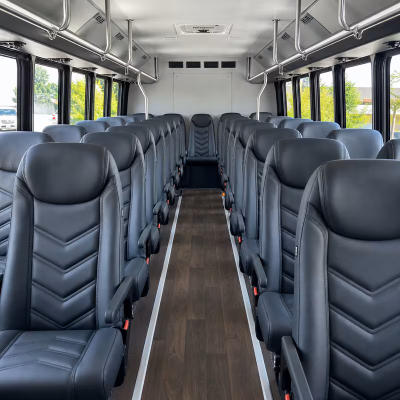 15-35 Passenger Minibus Interior