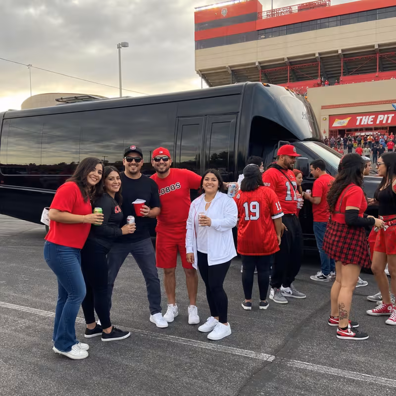 Albuquerque Sporting Event Transportation pickup coordination
