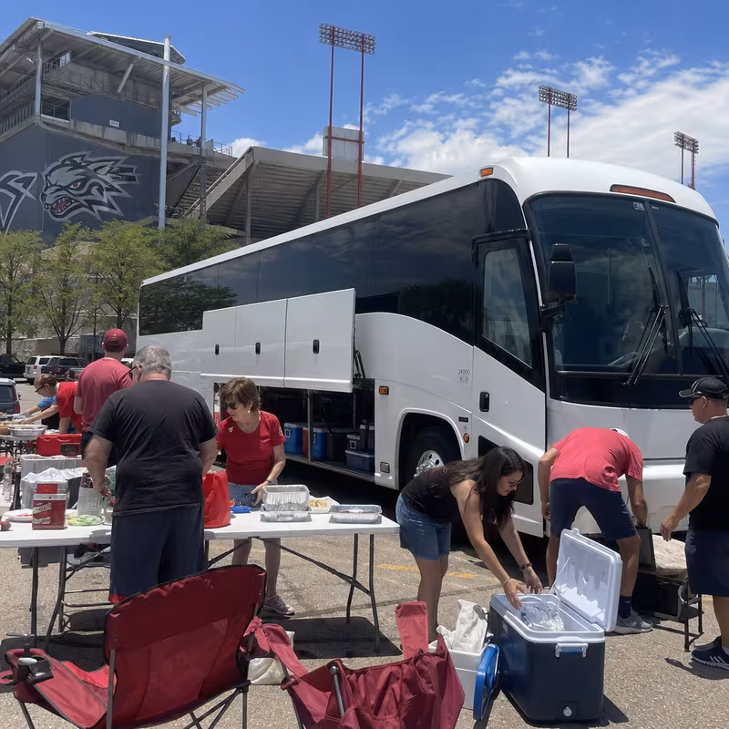 Albuquerque Sporting Event Transportation onboard seating