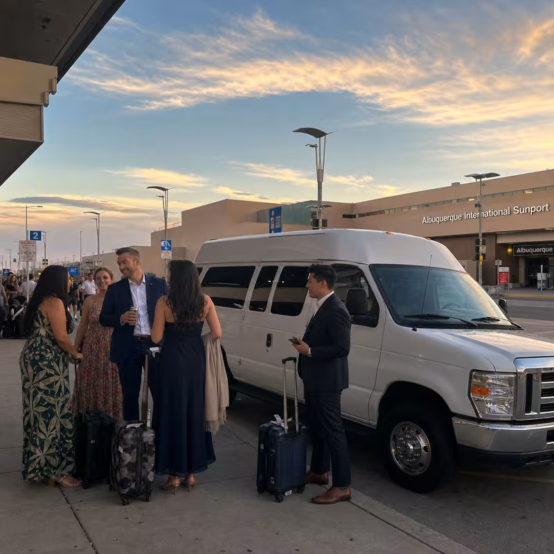 Albuquerque Wedding Transportation route planning