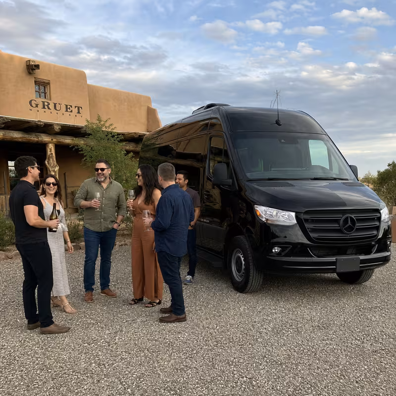 Albuquerque Winery & Brewery Tour Transportation onboard seating